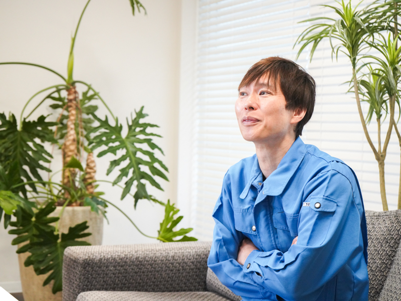 清掃員の仕事について語る滝沢さん