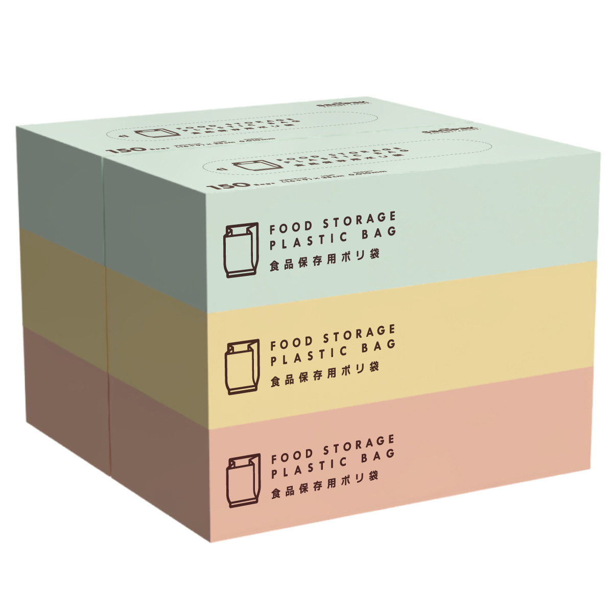 Amazon限定 食品保存用ポリ袋 6個パック