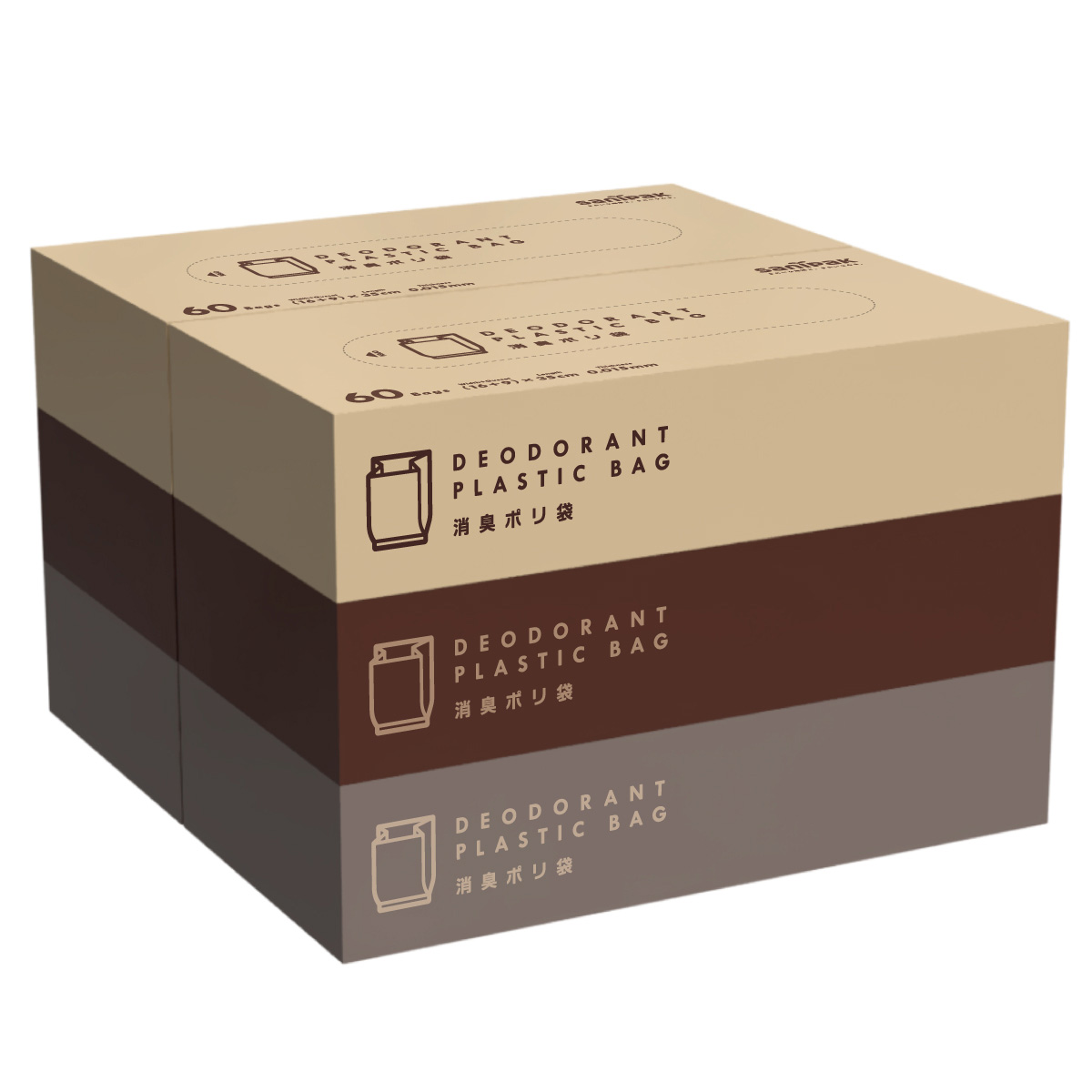 Amazon限定 消臭ポリ袋 6個パック