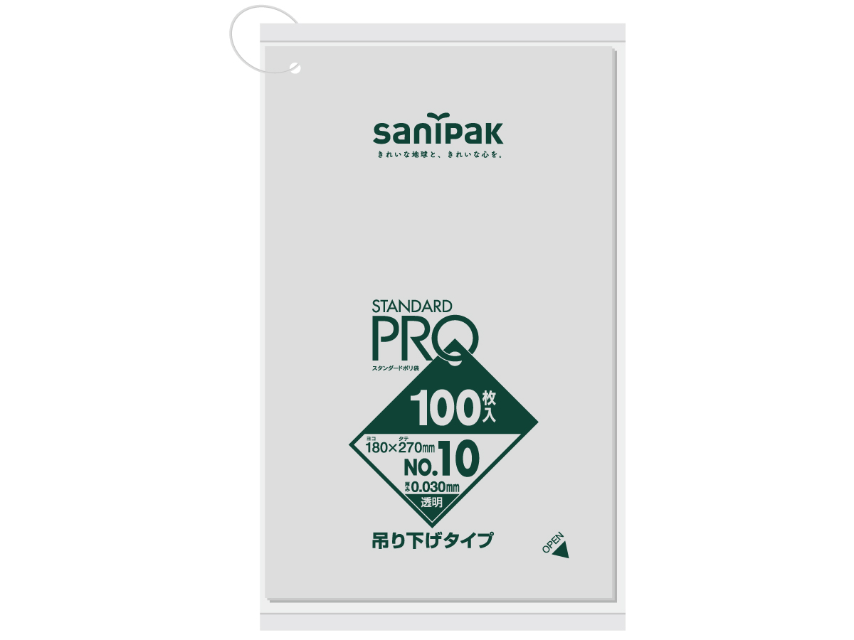 日本サニパック 規格袋 6号 L-06 透明 0.030mm 100枚 ×80冊 - 4