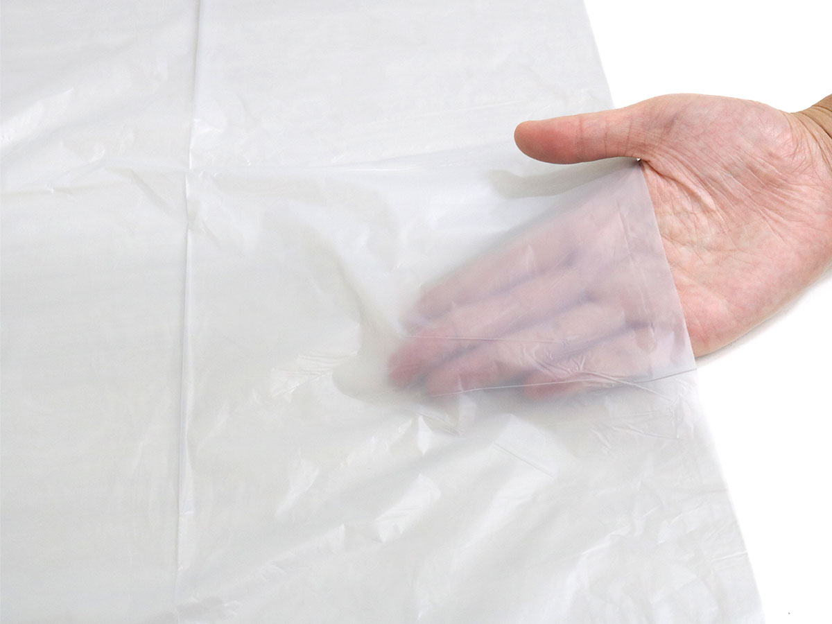 袋の色はグレー（半透明）で中身が気になるゴミを入れる時におすすめです。