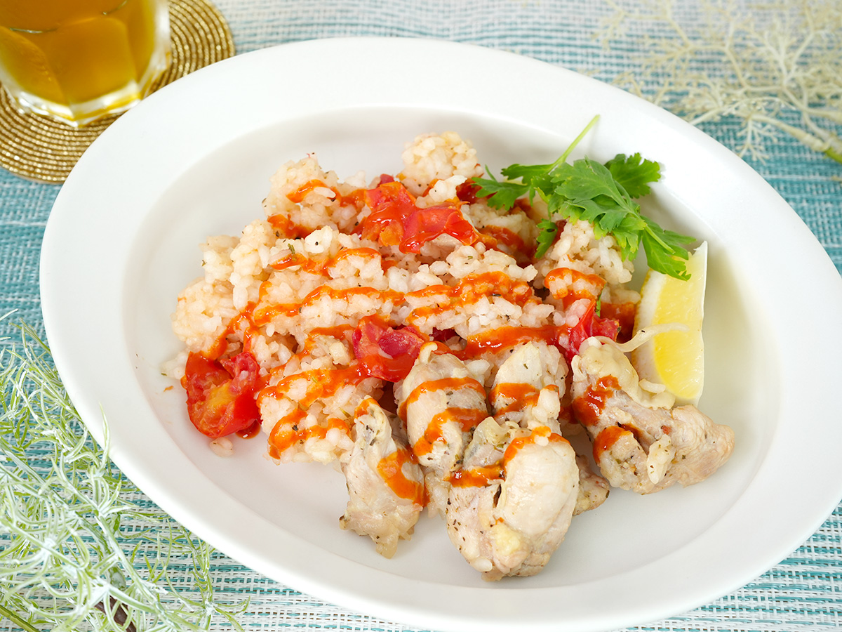 ポリ袋で時短！湯せんで作る「シンガポールチキンライス」ポリ袋レシピ