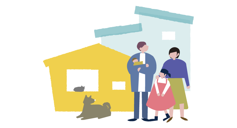 ご家庭のみなさまの画像