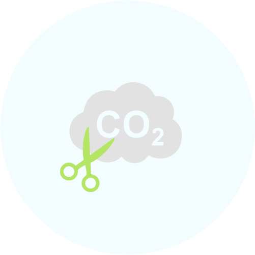 環境のことを考えて作られたごみ袋なのでCO2の削減が期待できる