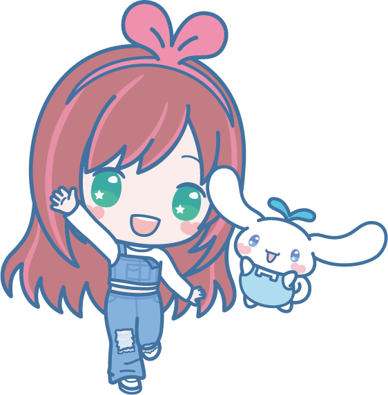 サニパック応援団長 KizunaAI×シナモロール