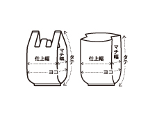 カタログのマチ付きアイコン