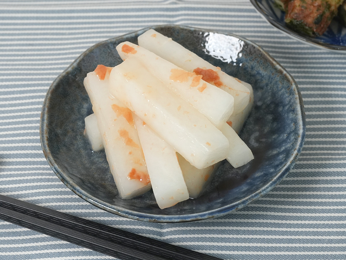いつもの食卓にもう一品！簡単「大根はちみつ梅マリネ」ポリ袋レシピ