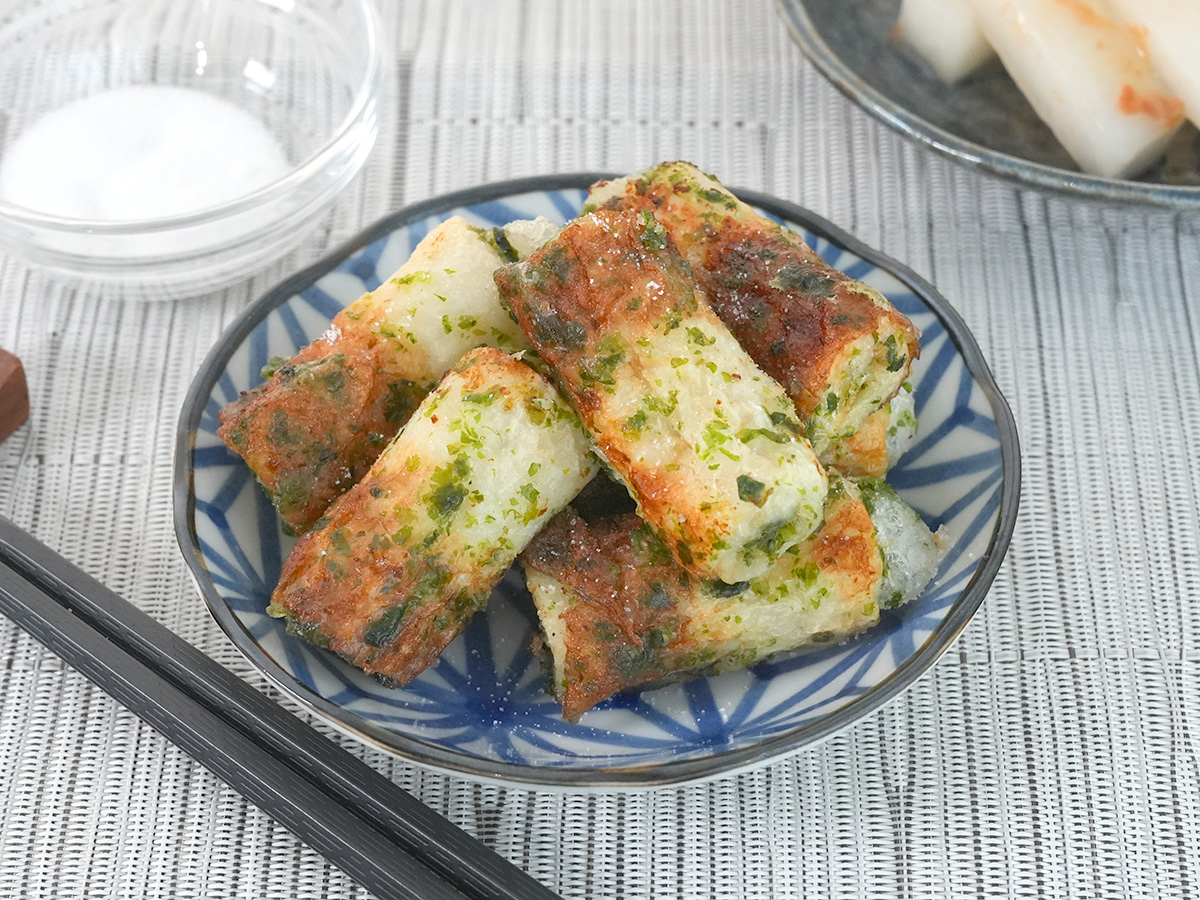 洗い物が少ない！もちもち食感がくせになる！「磯部ちくわ餅」ポリ袋レシピ